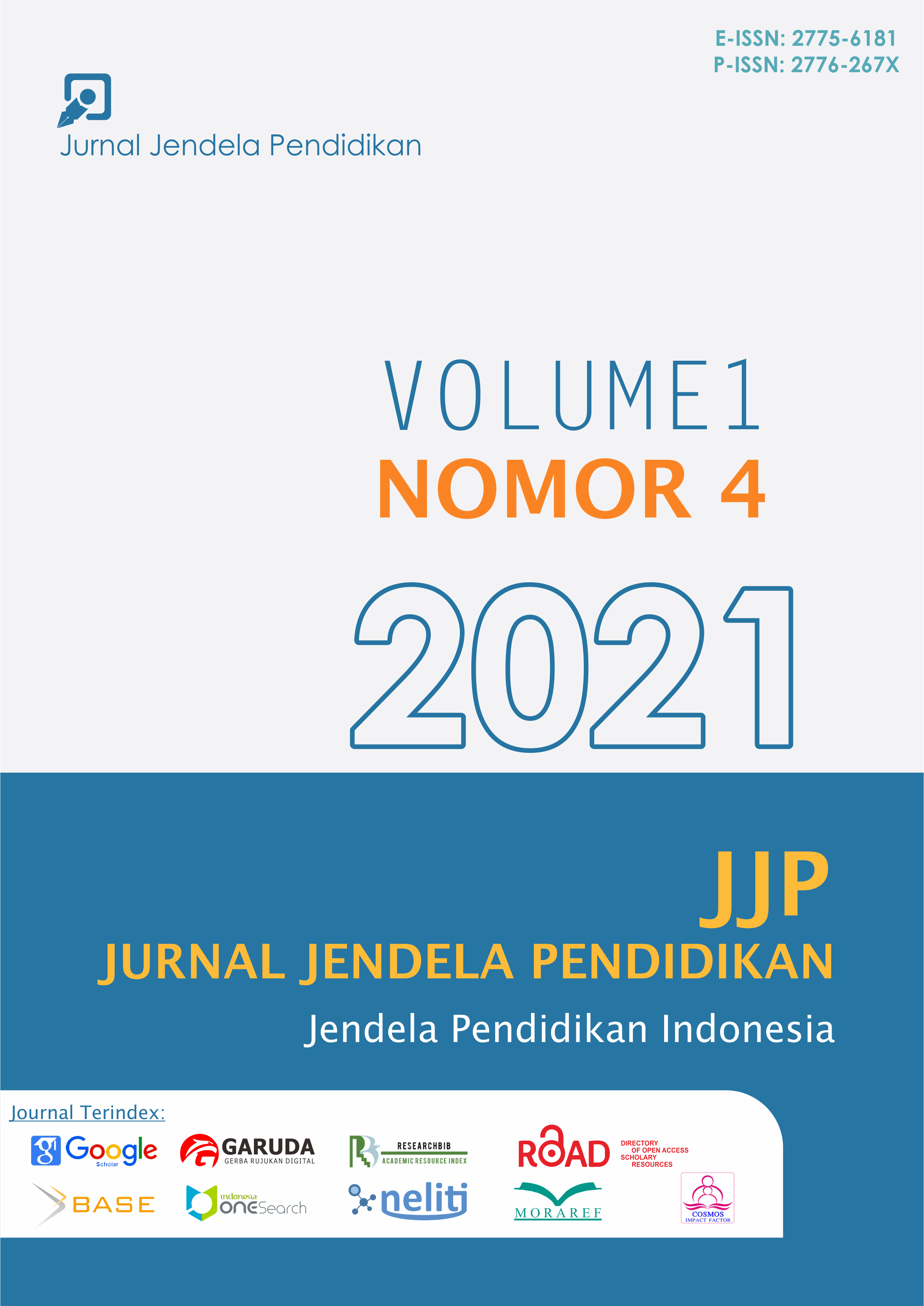 					View Vol. 1 No. 04 (2021): Jurnal Jendela Pendidikan: Edisi November 2021
				